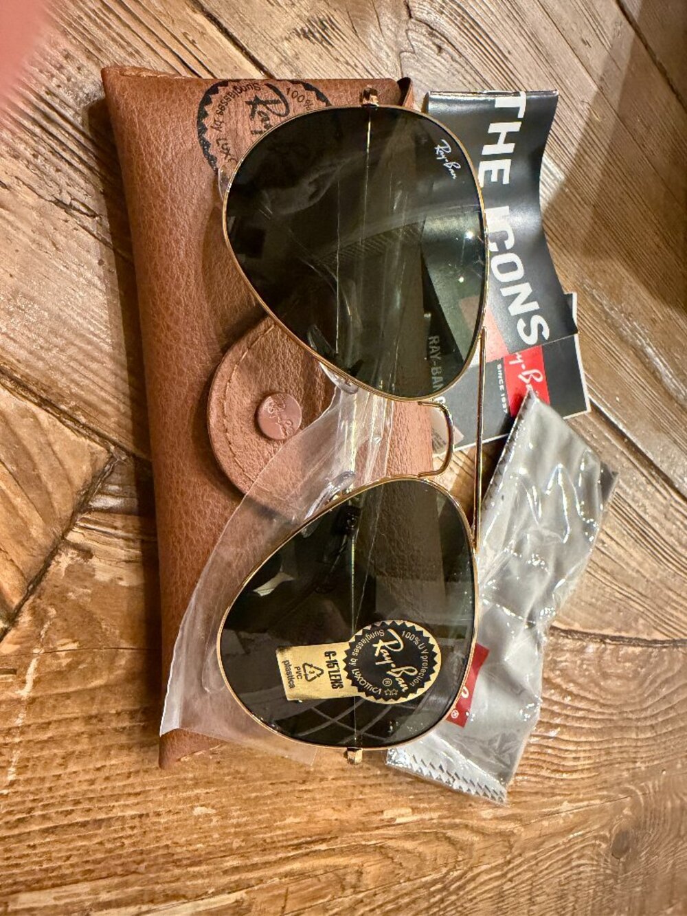 Ray-Ban Aviator Large Metal RB3025 Gold G-15 58mm